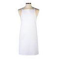 White Long Bib Apron